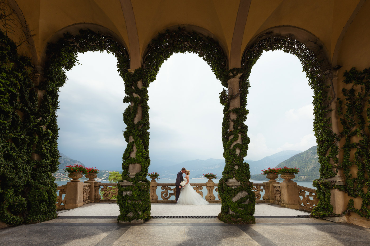 Villa del Balbianello, Lake Como wedding, Italy.